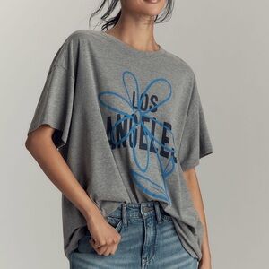 Anthropologie Cotton Vintage Graphic Dad Tee NWT